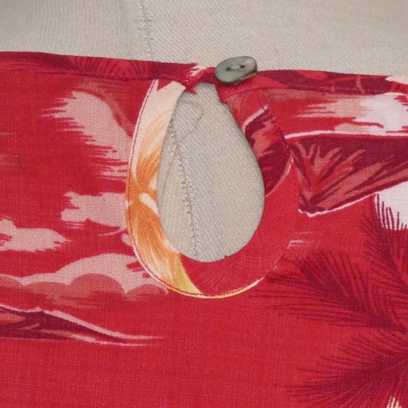 Tommy  Bahama 100% Silk  A Line Floral Dress Size M - Picture 5 of 9